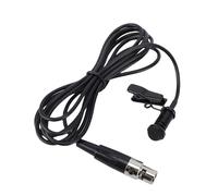 RASTKY Portable Unidirectional Lavalier Microphone Rich Sound Lapel Mic for Meetings Video Recording, XLR Interface for Pyle, PHenyx Pro, WENWEN, Enduring Metal Clamp/Holder Concealed Mic