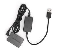 RASTKY Portable USB to LP-E12 Dummy Battery Cable, Full Decoded DC Coupler for M M2 M10 M50 M100 Camera, High Conversion Efficiency - s Shown