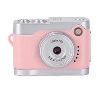 RASTKY Portable Vintage Digital Recording Device, Replacement Fitting With Single Key Operation, Lightweight Recording Component For Daily Travel And Holiday Scenes (Pink)