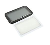 RASTKY Premium Acrylic Glass RV Push Window with Screen Sunshade for Campers Trailers Motorhomes, Durable Aluminum Alloy Frame, Easy Installation, Security Screen