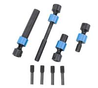 RASTKY Premium Adjustable Steel CVD Driveshaft for 3.3, Summit E 2.0, Rust Proof RC Center Drive Shaft, 4 Screws Included (Blue)