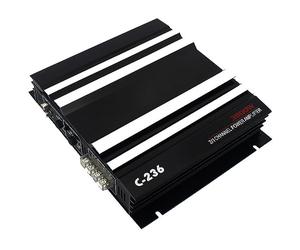 RASTKY Premium Aluminum Alloy 3800W Car Audio Power Amplifier with Phase Switching, Bridgeable Capability for Thunderous Bass - Black/12V/10.6x10.6x3.1in