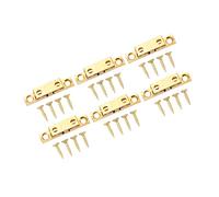 RASTKY Premium Brass Cabinet Door Ball Lock with Adjustable Tension, Easy-to-Install Closet Bead Lock, 6 X Cabinet Door Catch for Closet/Table/Drawer (50mm / 2in)