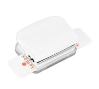 RASTKY Premium Manual Binding Machine - Multipurpose 6 Holes Cinch Book Binding Machine Home Office, and High Accuracy Tool A4, B5, Paper - Ideal and Coil Solutions (White)