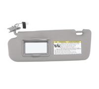 RASTKY Premium Sunvisor Assembly in Grey Sonata 2006-2008 - Blocking, Direct Replacement, Features Makeup Mirror, Effective Protection, Fit Original Equipment (Left)