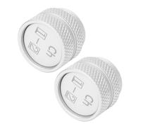 RASTKY Professional Aluminium Reel to Reel Input Control Knob, Volume Adjust for Open Player, Ideal Replacement Part (2 Packs)