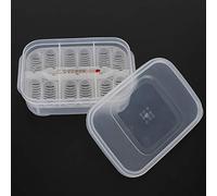 RASTKY Professional Climbing Pet Lizard Breeding Box Easy to Observe, 12 Grids Plastic Reptile Hatching Box for Geckos, Frogs, Snakes, Lizards, Tortoise Eggs 6.30x4.33x1.85inch