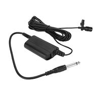 RASTKY Professional Omnidirectional Lavalier Microphone Clamp/Holder On Guitar, Speech, Piano, Saxophone - 5m Cable, 6.35mm/3.5mm