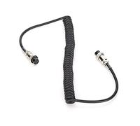 RASTKY Professional PVC Microphone Cable Substitue Spiral Wire 8 Pin Desktop Mic Cable For MD-1 MD-100 -200