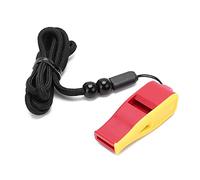 RASTKY Professional Referees Whistle - ABS Resin Sports Whistle Basketball, Football, Volleyball with Lanyard and Mouthguards (Reddish Yellow)
