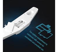 RASTKY Professional Timer Clock Machine for Stack Competition Speed Cup Timer Anti-slip Design 280*55*22mm for Puzzle Enthusiasts ABS Plastic (Assorted Color #92)