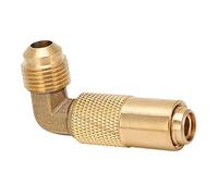 RASTKY Propane Refill Adapter Efficient Compact Connection Gas Adapter for BLACK STONE 90-degree Elbow Design Easy Installation for Outdoor Camping Brass Material