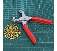 RASTKY Punching Pliers High Hardness Chrome Plating Leather Hole Punch for Belt Cardboard Clothing 6" Eyelet Hole Puncher for Pants