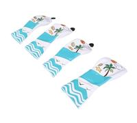 RASTKY Putter Club Head Covers Protector Strong PU Leather Water Proof Sunset Pattern for Golf Lovers