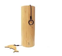 RASTKY Quality Meditation Chord Windchime Peaceful Tone Bamboo Windbell for Patio Villa Decor Relaxing Wind,G Chord for Courtyard Ballcony,Wood Color,6.69 * 2.76 * 2.76in (snow - G)
