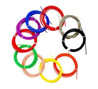 RASTKY Random Colors High-Precision PCL Filament Refills for 3D Printing Pen Smooth Drawing 10 Pcs for DIY Crafting