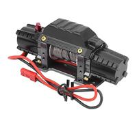 RASTKY RC Electric Metal Winch with Third Channel Switch, Suitable for/Hsp/Redcat/Tamiya/Axial Scx10 D90/ Hpi, Dual Motor RC Simulated Winch, Improve Remote Control Car Performance