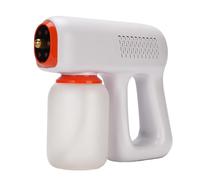 RASTKY Rechargeable Cordless Sprayer Copper Nozzle Fogger Machine Easy Operate for Office 1200mAh ABS White
