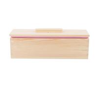 RASTKY Rectangular Silicone with Lid Tool Baking Cake Ice Chocolate, 900ML Large Making, Reusable Loaf with Wooden