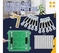 RASTKY Repair Tool86 Type Wall Socket, Junction Box, AndBox - Essential Electrical Box Maintenance Kit with Screws and WrenchFast and Effective Outlet Repairs