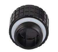 RASTKY Replaceable Water Cooling Fittings Practical G1/4 Male to Male Extender for PC, Durable Computer Supplies for Computer Water Accessories (Black)