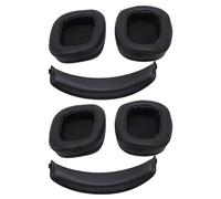 RASTKY Replacement Ear Pads for G933 G935 Headphones Comfortable Protein Leather Earpads with Headband for All Day Usage