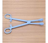 RASTKY Reptile Feeding Tool Durable Round-Headed Tweezers for Lizards Turtles 7.48 Inch Blue Pet Raising Tool