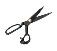 RASTKY Retro Black Steel Sewing Tailor Scissors Adjustable for Clothes Leather Craft Tailoring Accessories (HC-12 Size)