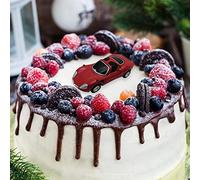 RASTKY Reusable Racing Car Shaped Fondant Mold Easy Operation for Baking Candles Puddings Jellies Crafters Purple (Sky-Blue)