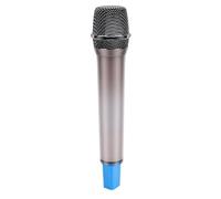 RASTKY Rgb Illuminated Microphone Prop, Rgb Glowing Simulation Handheld Microphone Decor Prop, Light Up Oratorical Training Accessory For Rock Stage Performance