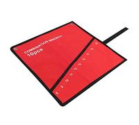 RASTKY Roll Tools Storage Bag Multi Roll Tools Storage Bag Spanner Plier Wrench Holder Wrench Heavy Duty Waxed (10 bites)