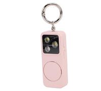 RASTKY Safe Alarm Keychain, 150dB Safety Siren, Red Flash Light, Portable Rechargeable Personal Security Alarm with Multiple Modes for Women Students (Pink)