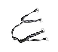 RASTKY Safety Helmet Chin Strap - Flexible Material with 4 Attachment Points - Easy to Operate Suitable for Various Workers 28cm Expansion Black White