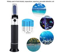 RASTKY Salinity Refractometer Handheld 0-100% Salinity Tester Sea Water Salt Concentration Meter - Accurate MeasurementsAquaculture