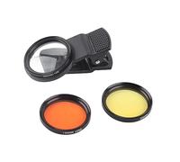 RASTKY Seawater Fish Tank Macro Lens Filter, Cylinder, Real Take/Attempt Restoration, Orange Yellow Color, Close-up, Suitable for Fish Tank, ABS Material