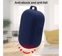 RASTKY Silicone Protective Earbuds Case Durable Portable Cover for Earbuds for Travel and Daily Use Black Red Dark Green White 1 Pack (F)