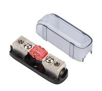 RASTKY Single Way AGU Fuse Box Distribution Block with Removable Transparent Cover, Plated Contacts, Simple Installation, Suitable for Car, Ships, RVs, 7 X 2.3 X 2.9cm (Red 150A)
