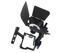 RASTKY SLR Camera Cage with Follow Focus, Matte Box, and Protection Cover for GH4, A7S, A7R Series - Complete Video Kit for Enhanced Filmmaking Keywords Camera Cage,