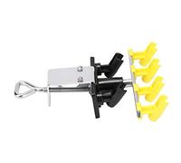 RASTKY Small Size Airbrush Stand Holder 4 in 1 Bracket, Practical Design for Airbrush Positioning, Clamp on Table, Durable Metal+Plastic