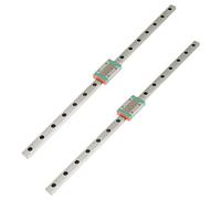 RASTKY Small Size Linear Motion Rail 2pcs 400mm with MGN12H Slide Blocks for Precision Linear Movement and Automatic Equipment