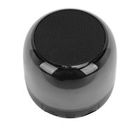 RASTKY Small Speaker Vibrant RGB Design Stereo Sound Support USB Flash Drive, Wireless Subwoofer with Volume Control for KTV Gaming Room, 1 X Speaker (Black)