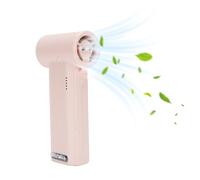 RASTKY Small Super Power Turbo Fan with 5 Speeds, Pocket Portable Handheld Fan for Travel, Adjustable Speeds, Powerful Wind, for Camping Picnic Work