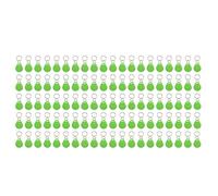 RASTKY Smart 125KHz Read Only Door Lock Key Fobs High Sensitivity Proximity ID Card, 100pcs Portable Tag 1.38in Checking Attendance, Parking Lot (Light Green)