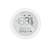 RASTKY Smart Hygrometer Thermometer for Home Remote Monitor App Control Data Log Review Linkage, High Accuracy Digital Indoor Temperature and Humidity Sensor for Kitchen White ABS 2.36 Inches