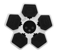 RASTKY Smart Music Boxing Machine Wall Mounted Rechargeable Trainer, Interactive Learning & Safety Design for Kids Home Gym, Music Play & Adjustable Speed (White)