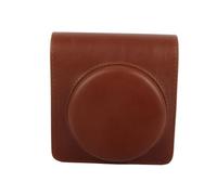 RASTKY Soft and Sturdy PU Leather Camera Bag with Strap for SQ6, Protect Your Camera From Dust and Scratches, Take Photos Without Removing the Lid (Brown)