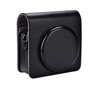 RASTKY Soft and Sturdy PU Leather Camera Bag with Strap for SQ6, Protect Your Camera From Dust and Scratches, Take Photos Without Removing the Lid (Black)