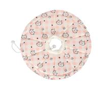 RASTKY Soft Cat Elizabethan Collar Drawstring Adjustable for Pet Recovery-Bathing Nail Trimming (S Neck Collar:12-25cm/4.7-9.8in,)