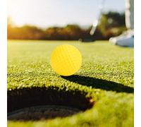 RASTKY Soft PU Balls 12Pcs Pack for Children's Game, Good Rebound, Yellow, Suitable for Children and Beginners (Yellow)