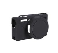 RASTKY Soft Silicone Camera Case Lightweight Portable Cage Protective Cover for G7XII /G7X Mark II Non-Slip Texture Camera Accessory for Hobbyists Black Silicone 1 Piece